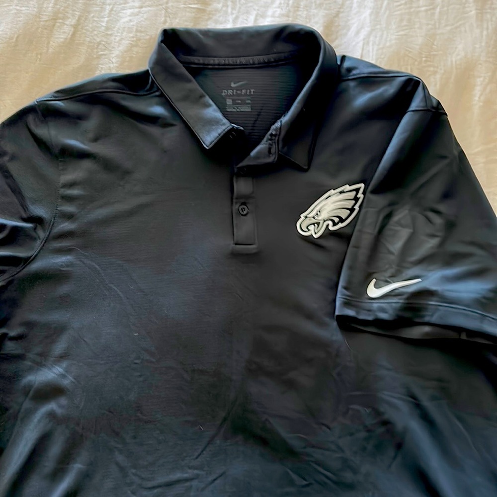 Nike Dri-Fit Men’s Philadelphia Eagles Golf Polo (Size: XL, Color: Gray/Eagles)